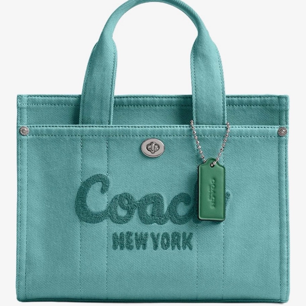 COACH Women's Camo Printed Canvas Cargo Tote 26